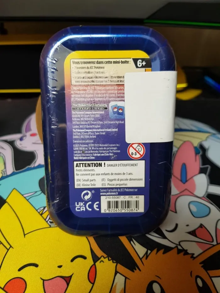 Mini tin pouvoir de Kanto Pikachu et Goupix - photo numéro 2