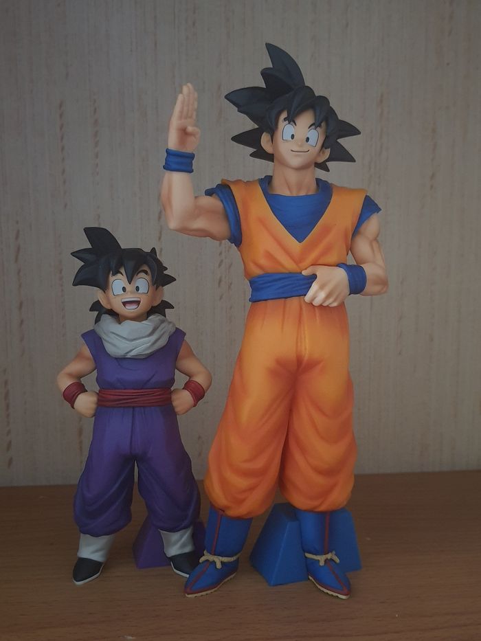 Figurines Dragon Ball Z Son Goku + Son Gohan : Zokei Ekiden - photo numéro 5