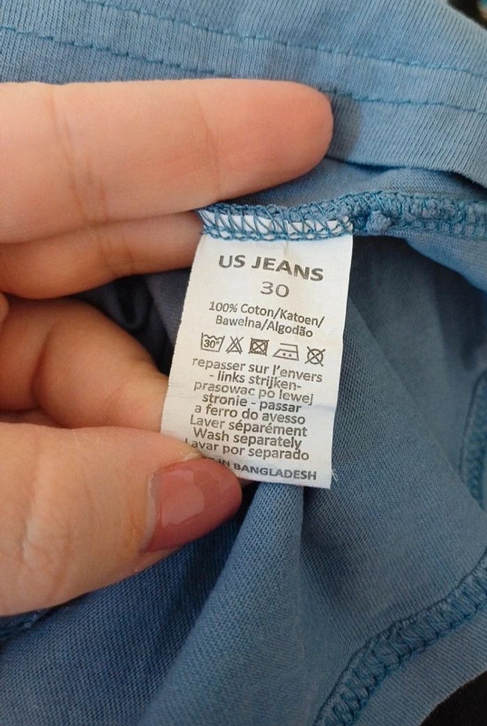 T-shirt bleu fille 8 ans - photo numéro 2