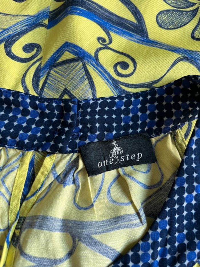 Robe jaune et bleue one step S - photo numéro 6