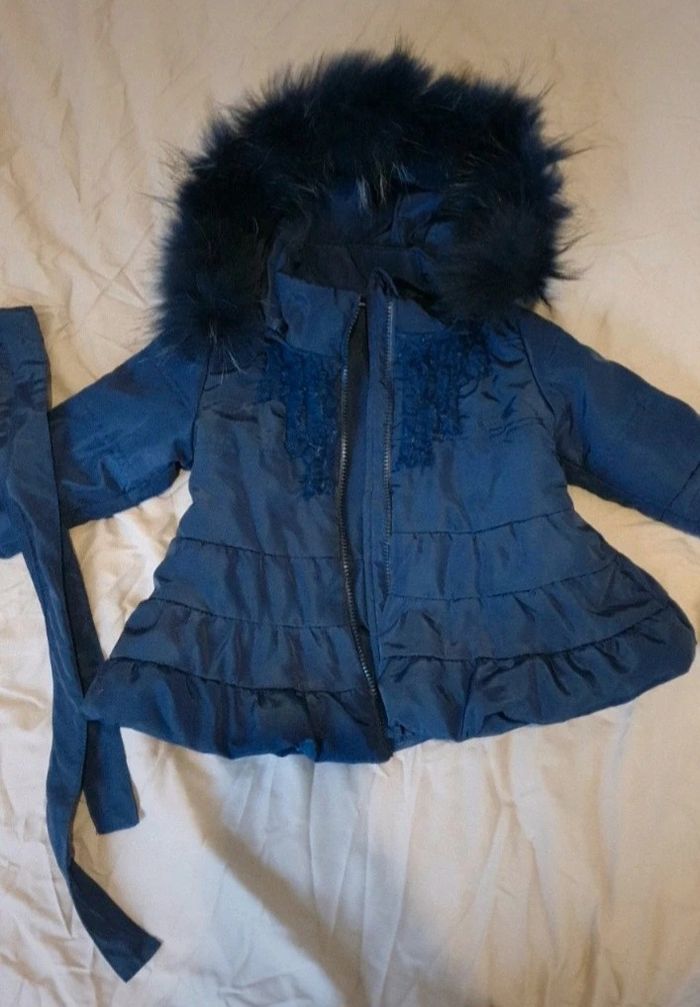 Doudoune avec ceinture