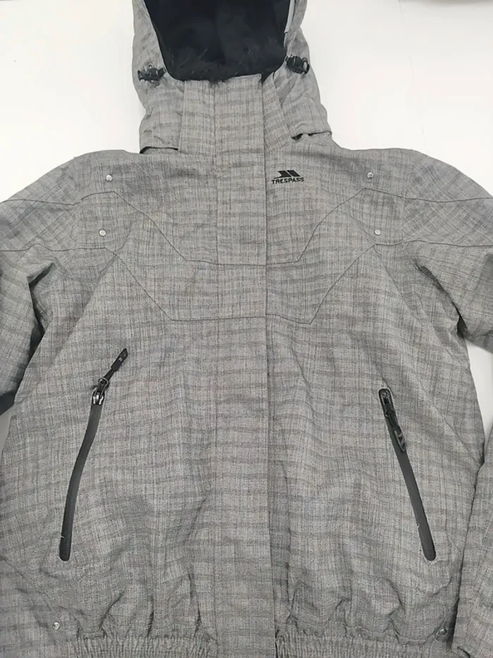 Blouson femme de ski gris marque trespass taille M - photo numéro 4