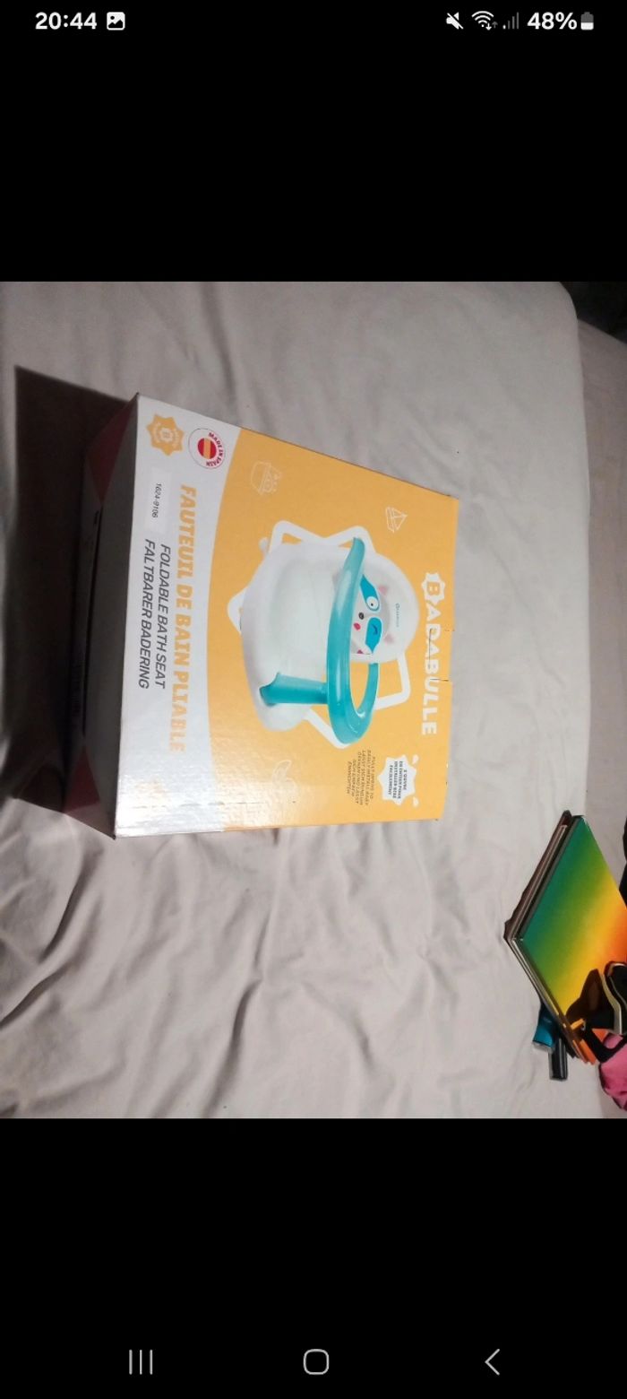 Siege de bain douche badabulle