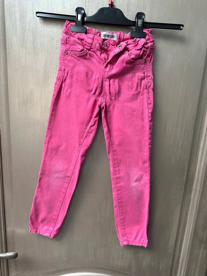 Pantalon rose okaidi skinny 6 ans - photo numéro 2
