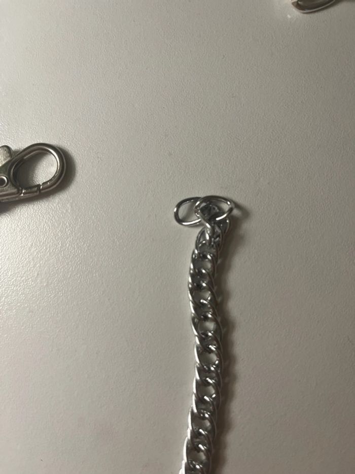 Collier chaîne argenté - photo numéro 2