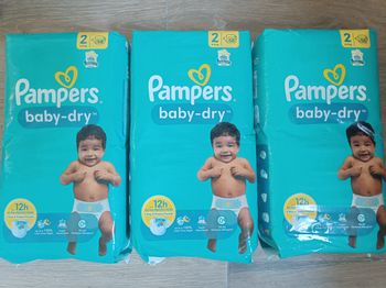Couches Pampers Baby dry taille 2
