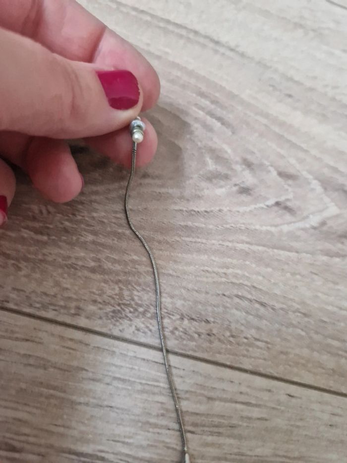 Pendants d'oreilles avec perles - photo numéro 2