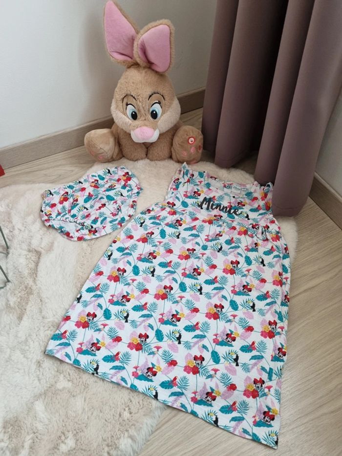 Lot de 3 robes d'été minnie 3 ans - photo numéro 2