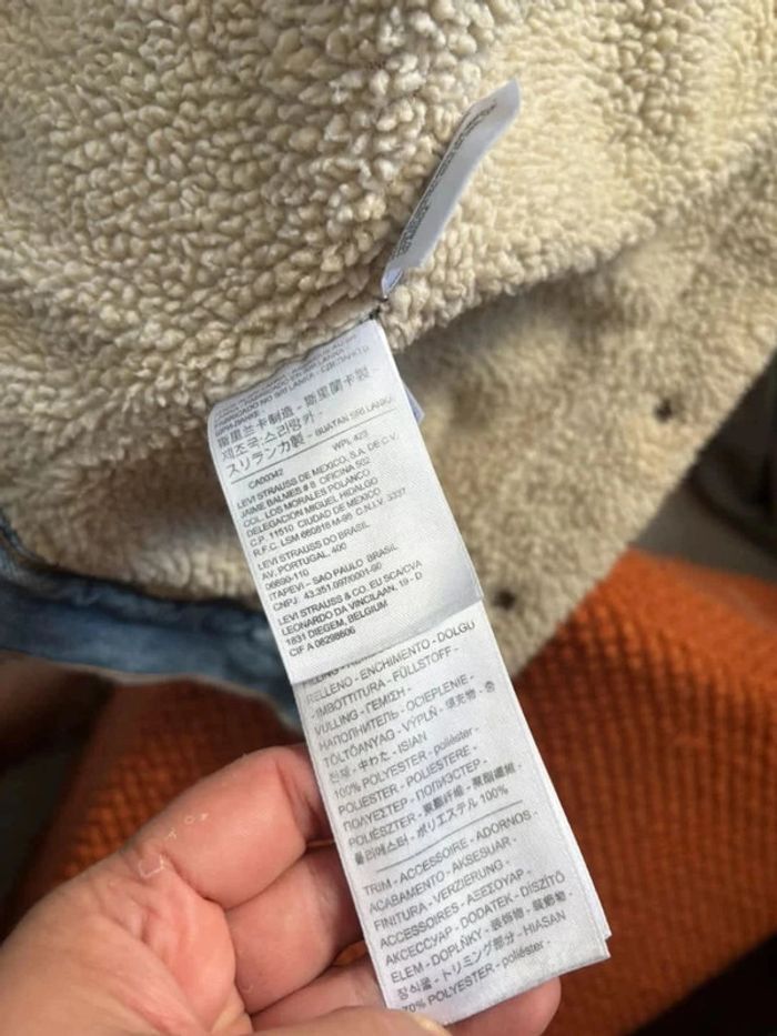 Veste en jeans bleu délavé femme taille S - photo numéro 11
