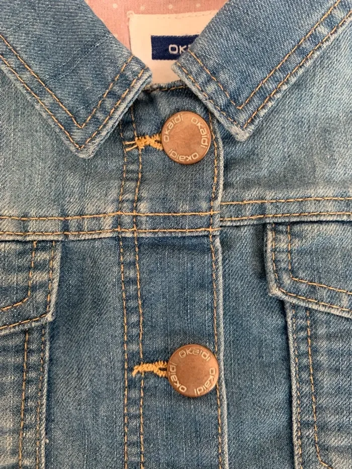 Veste en jean fille 12 ans . - photo numéro 4