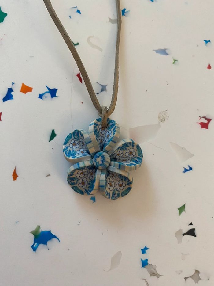 Collier fleur Liberty - photo numéro 2