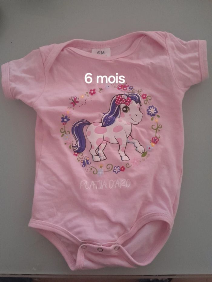 Body fille MC 6mois