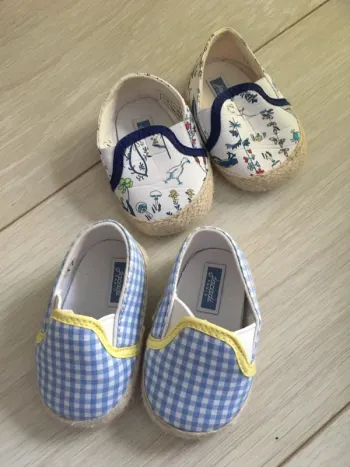 Lot chaussures espadrilles jacadi  T.17 neuves