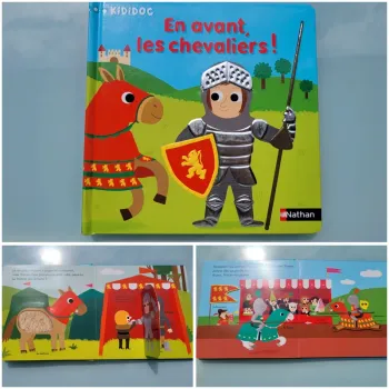 Livre animé de flaps, tirettes.. Kididoc 🛡 En avant les Chevaliers!🛡