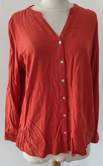 🍊 Chemisier orange à manches longues – Taille 42 – Esmara 🍊
