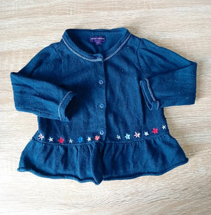 Gilet sergent major 9 mois fille