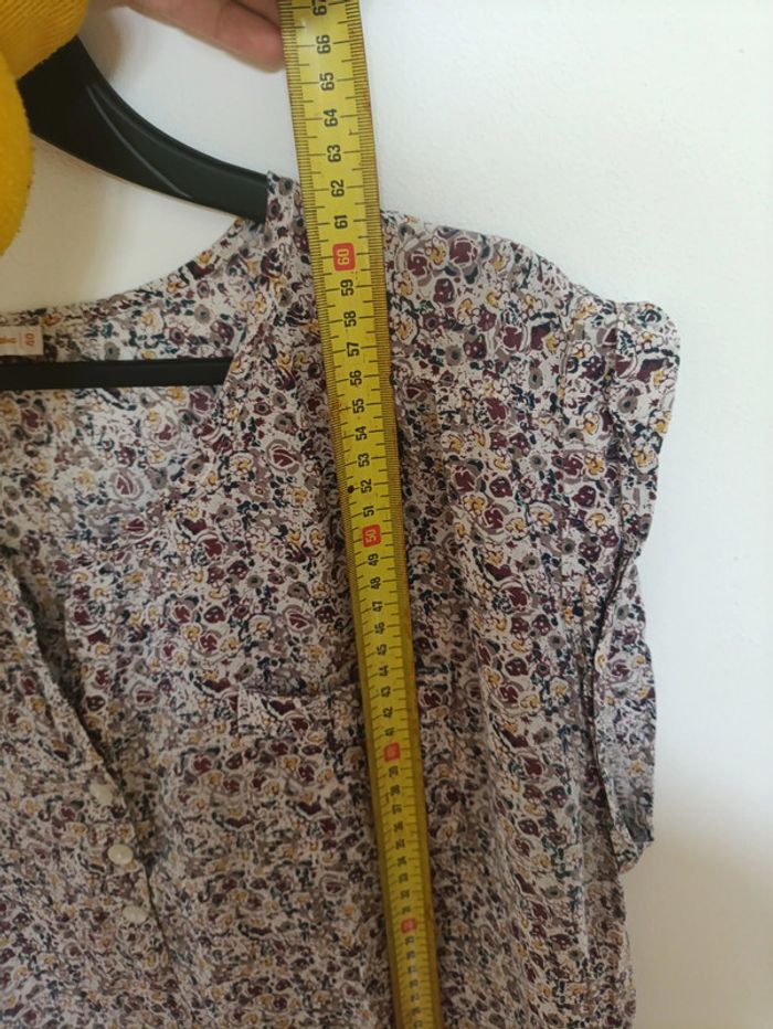 Blouse fleurie col tunisien – GÉMO Casual - photo numéro 8