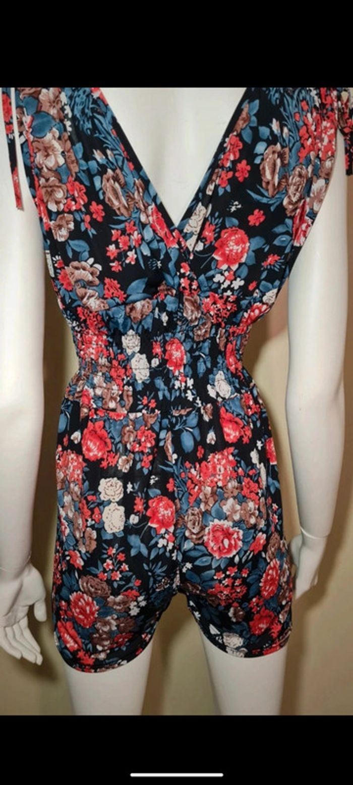 Combi short fleur  S M - photo numéro 4