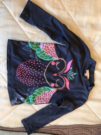 Tee-shirt manche longue chouette  hibou