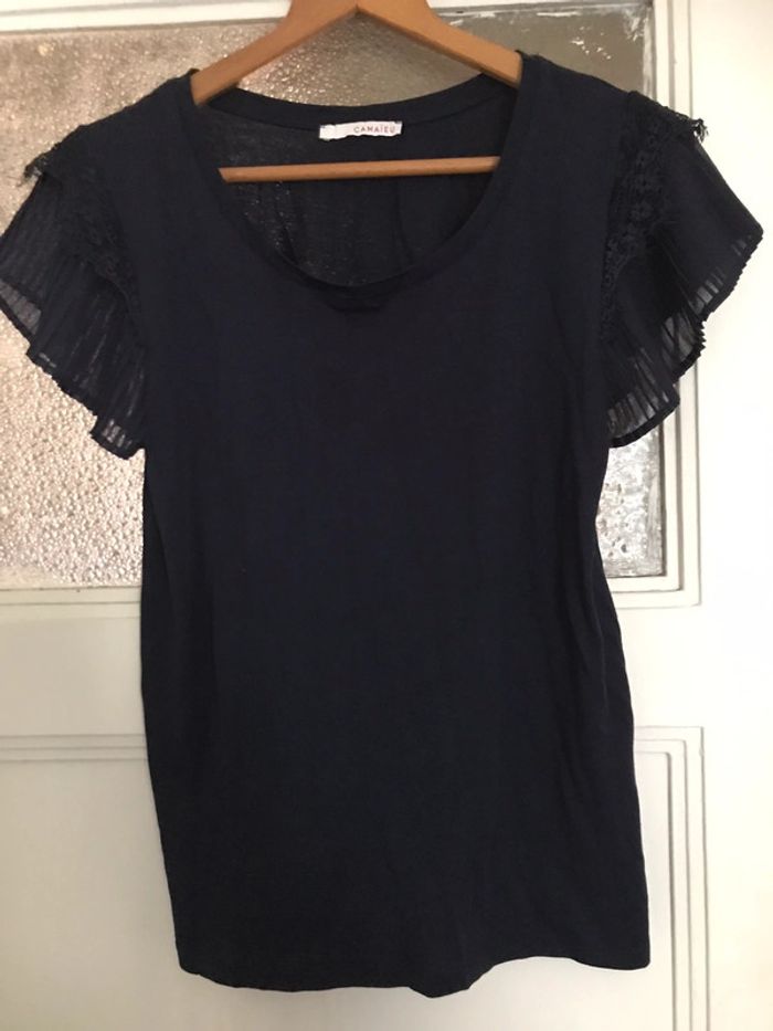 Lot de 3 hauts/t-shirts de marque Camaïeu en taille S et XS - photo numéro 10