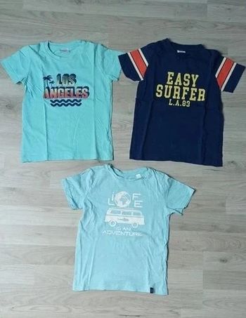 3 t shirt tao/ okaidi 5 ans