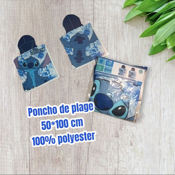 Poncho de bain stitch disney