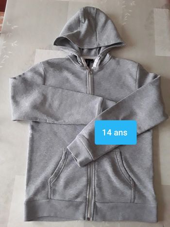 🔵 Sweat Gris en 14 ans 🔵