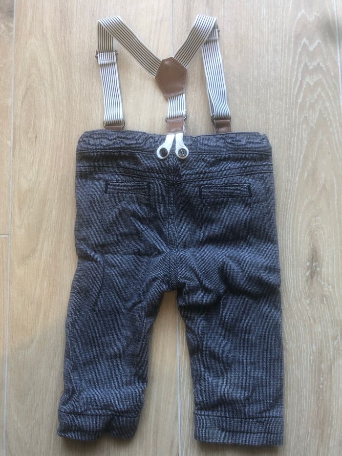 Pantalon avec bretelles bébé garçon - photo numéro 2