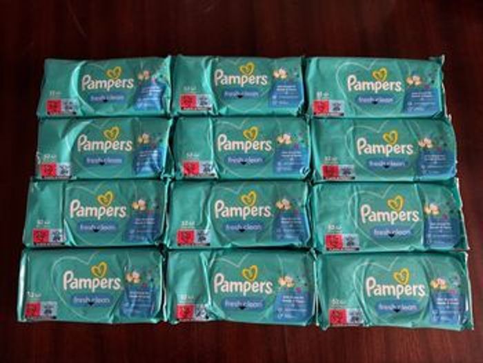 Lingettes Pampers Fresh Clean