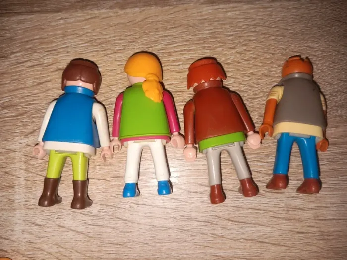 Figurines Playmobil : Lot de 4 Personnages Vintage - photo numéro 2