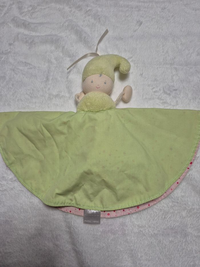 Doudou réversible corolle