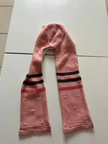 Bonnet écharpe fille