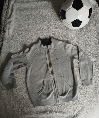 Gilet gris 5 ans Okaïdi