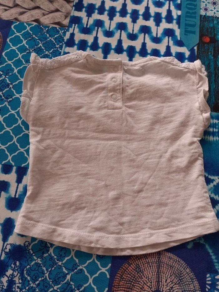 Lot de 3 Tee-shirts fille 3 mois - photo numéro 5