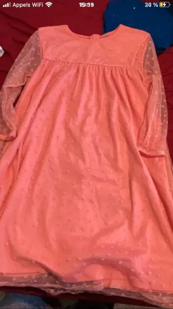 Robe rose 8 ans