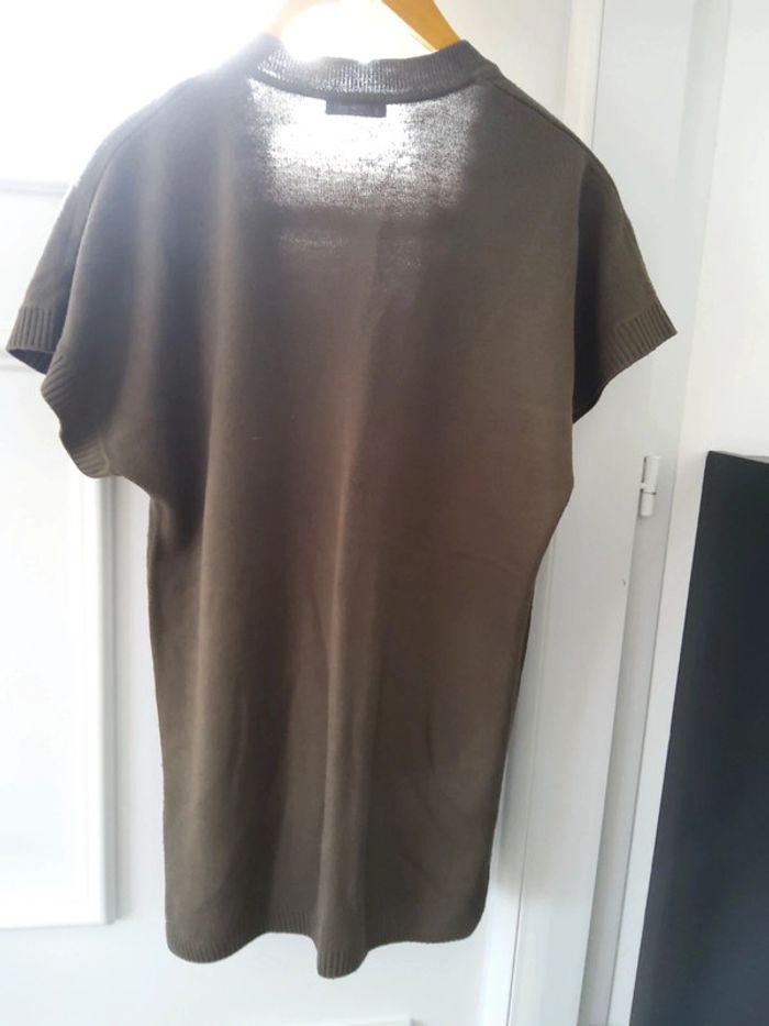 Pull sans manches marron - photo numéro 2