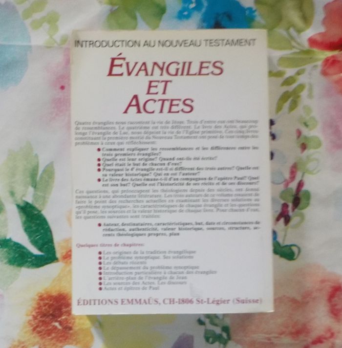 EVANGILES ET ACTES Introduction au Nouveau Testament - photo numéro 3