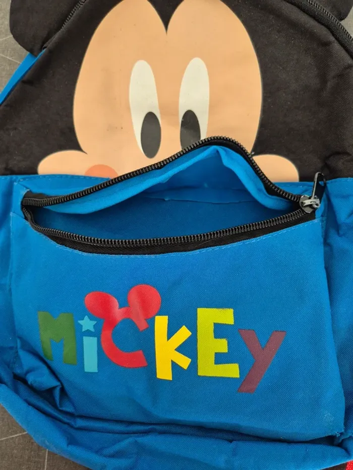 Sac à dos Mickey à oreilles / cartable école maternelle - photo numéro 4