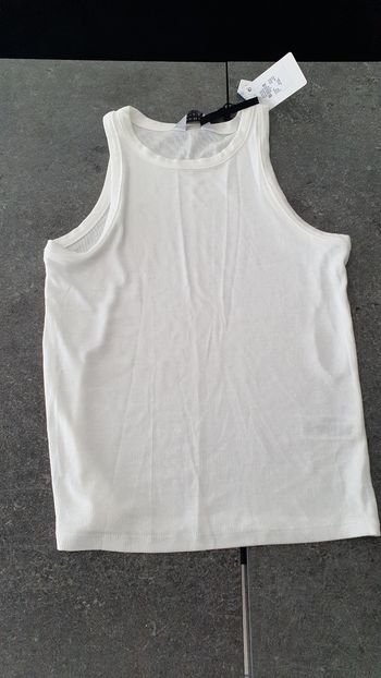 Débardeur blanc neuf en S