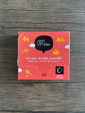 Kit pour discuter ensemble 1 jeu de 36 cartes
