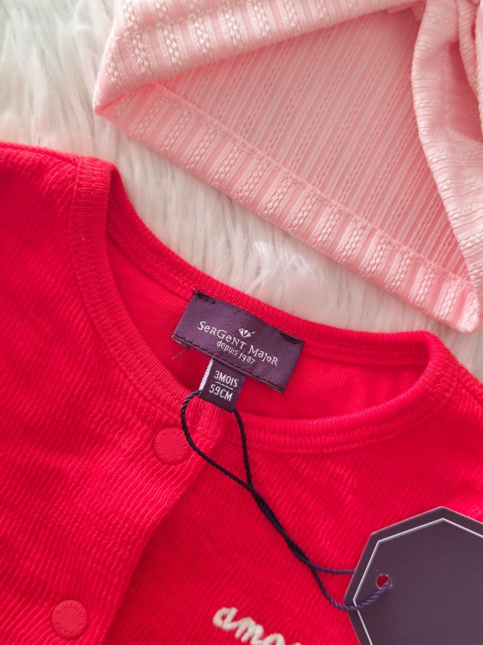 Ensemble complet 4 pièces sergent major fille 3 mois 🎀 - photo numéro 7