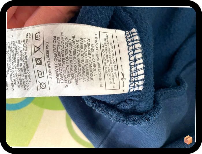 👕 Sweat-shirt Adidas – Taille S – Coloris bleu marine - photo numéro 6