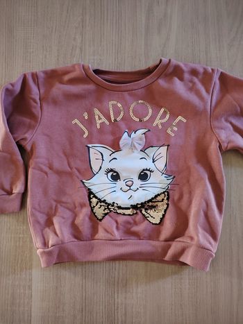 Pull Disney Marie Aristochats 3 ans