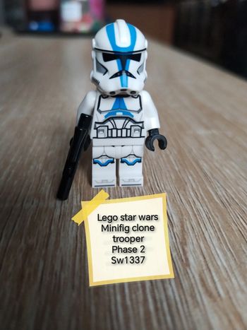 Lego star wars minifig clone trooper sw1337 neuf