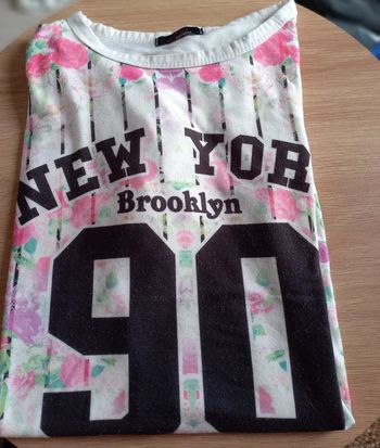 T-shirt femme JustWear Brooklyn 90 Motif floral