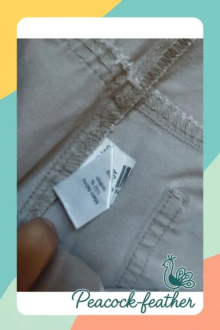 Short beige Decathlon 46 homme - photo numéro 3