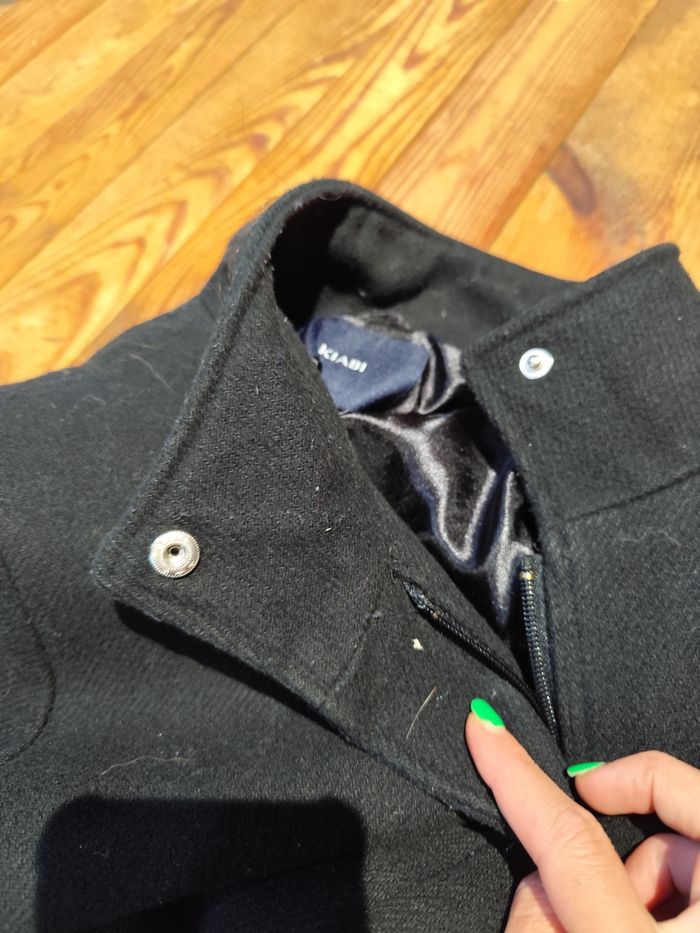 Veste femme taille 44 noir chic style blazer manteau - photo numéro 8