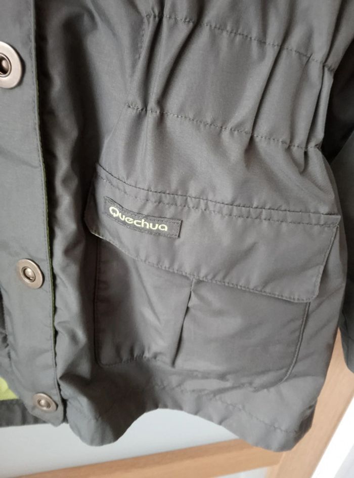 Manteau Veste longue doublée à capuche - Fille 10 ans - photo numéro 3