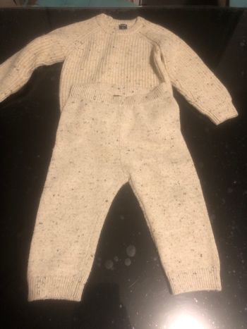 Ensemble chaud hivers laine 18 mois 