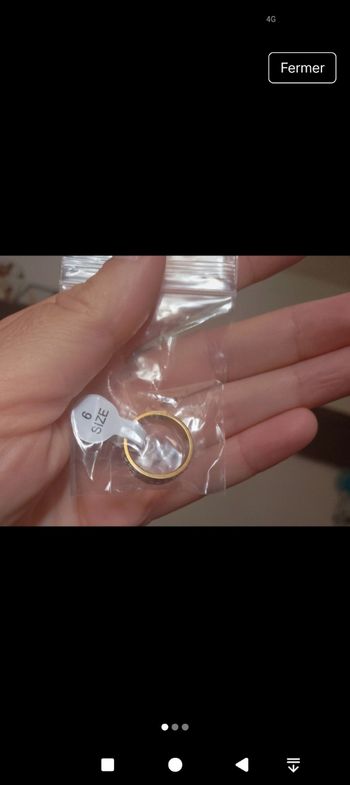 Bijoux une bague